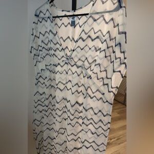 Old Navy Chevron Swim Cover Up